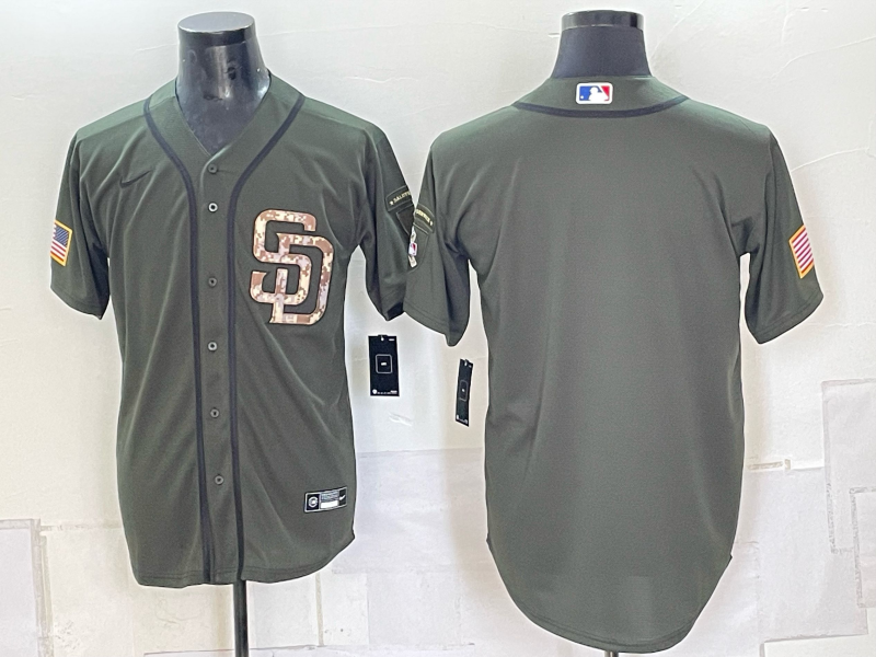 Men San Diego Padres blank green MLB Jersey 0910006->nfl hats->Sports Caps